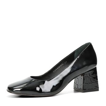 ETIMEĒ damen lackierte Pumps - schwarz