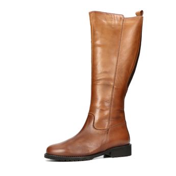 Robel damen Stiefel mit Reißverschluss aus Leder - braun