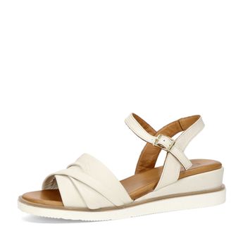 ETIMEĒ damen Glattleder Sandalen - beige