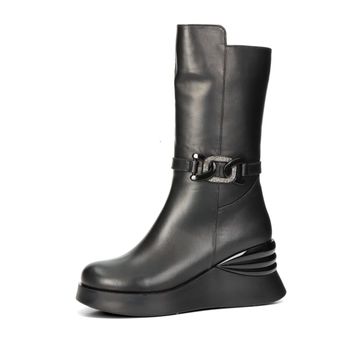 ETIMEĒ damen elegante Stiefel - schwarz