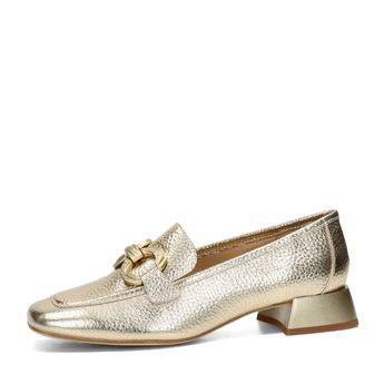 Regarde le ciel damen Glattleder Halbschuhe - gold