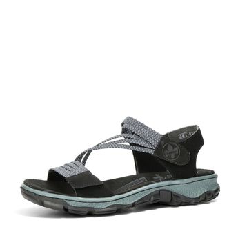 Rieker damen bequeme Sandalen - schwarz