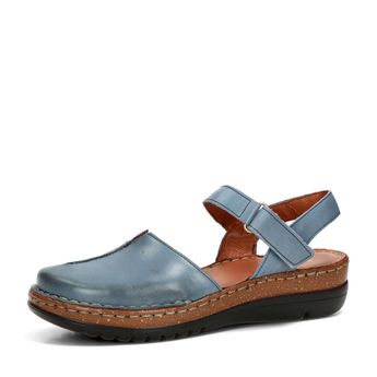 Robel damen Glattleder Sandalen - blau