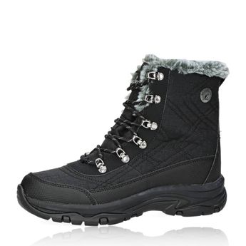 Skechers Damen niedrige Fellstiefel - schwarz