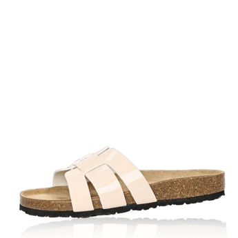 Tamaris Damen bequeme Pantoletten - beige